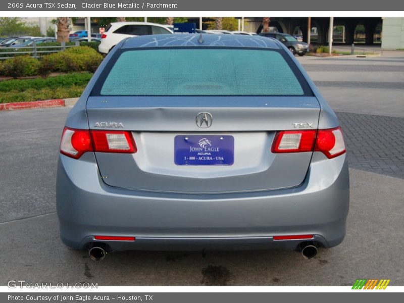 Glacier Blue Metallic / Parchment 2009 Acura TSX Sedan