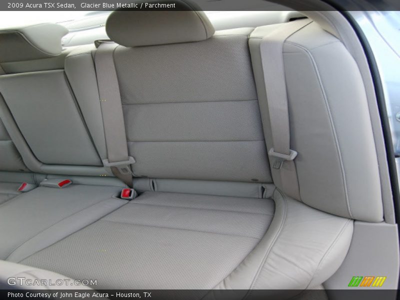 Glacier Blue Metallic / Parchment 2009 Acura TSX Sedan