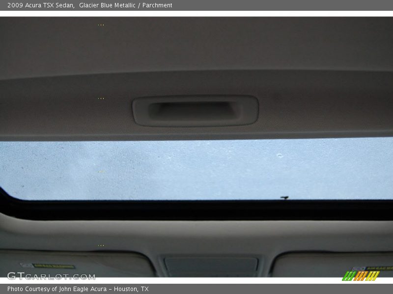 Glacier Blue Metallic / Parchment 2009 Acura TSX Sedan
