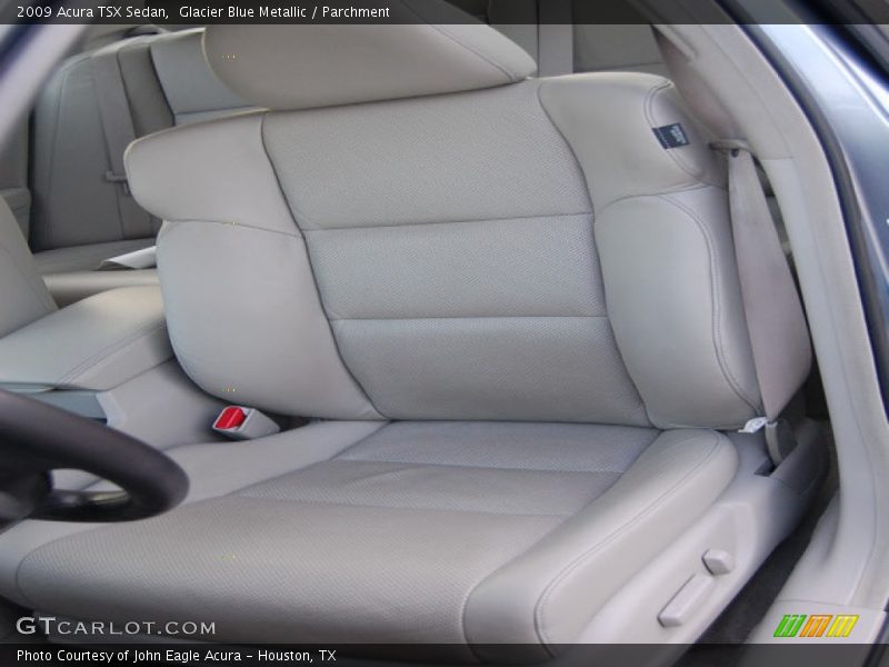 Glacier Blue Metallic / Parchment 2009 Acura TSX Sedan