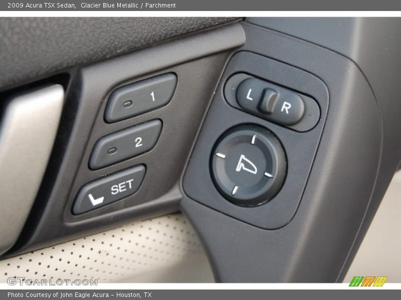 Glacier Blue Metallic / Parchment 2009 Acura TSX Sedan
