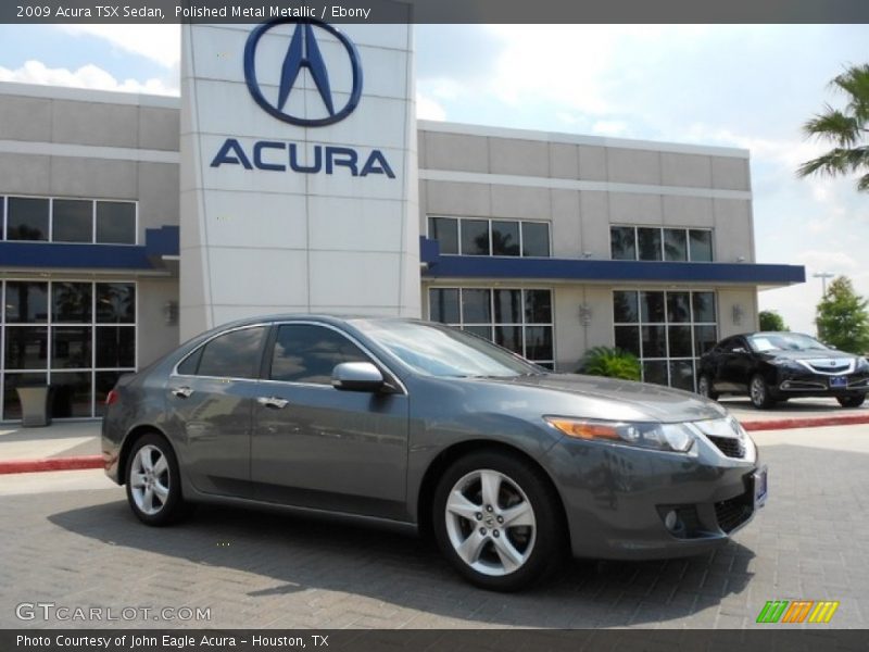 Polished Metal Metallic / Ebony 2009 Acura TSX Sedan