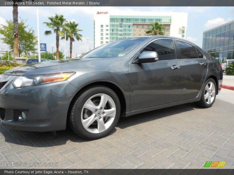Polished Metal Metallic / Ebony 2009 Acura TSX Sedan