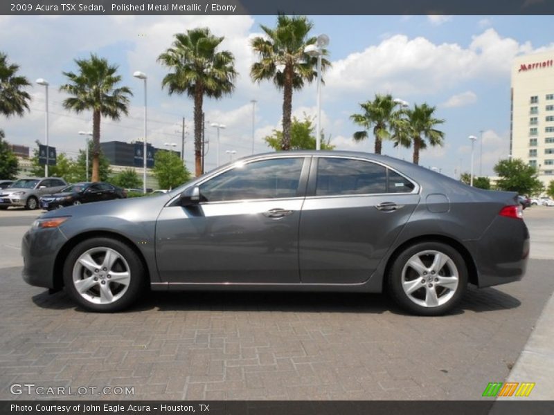 Polished Metal Metallic / Ebony 2009 Acura TSX Sedan
