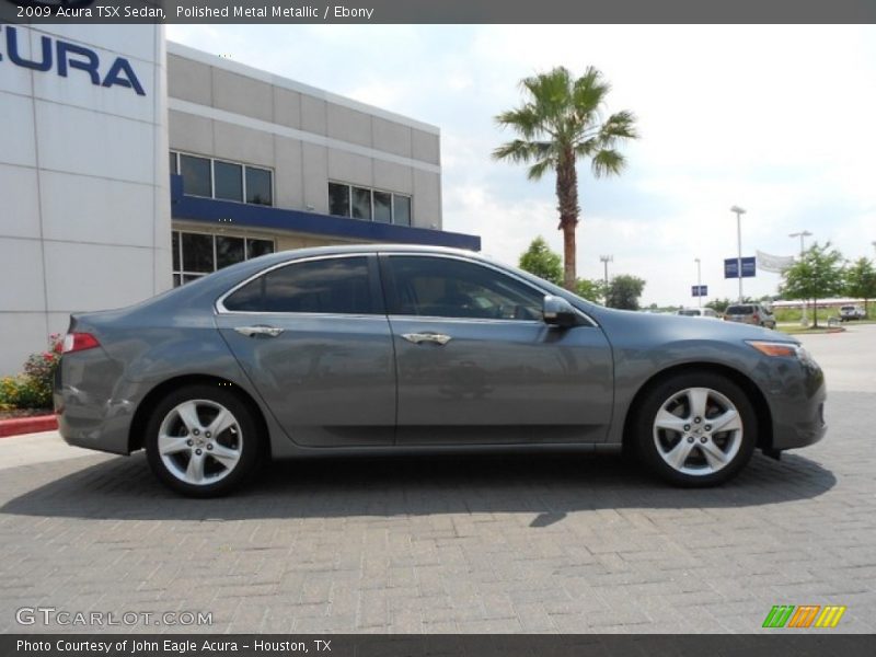 Polished Metal Metallic / Ebony 2009 Acura TSX Sedan