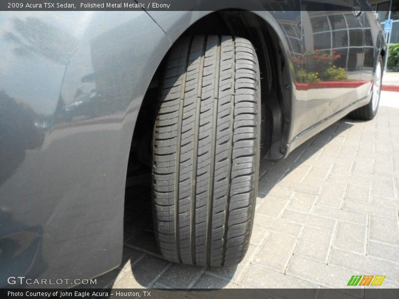 Polished Metal Metallic / Ebony 2009 Acura TSX Sedan