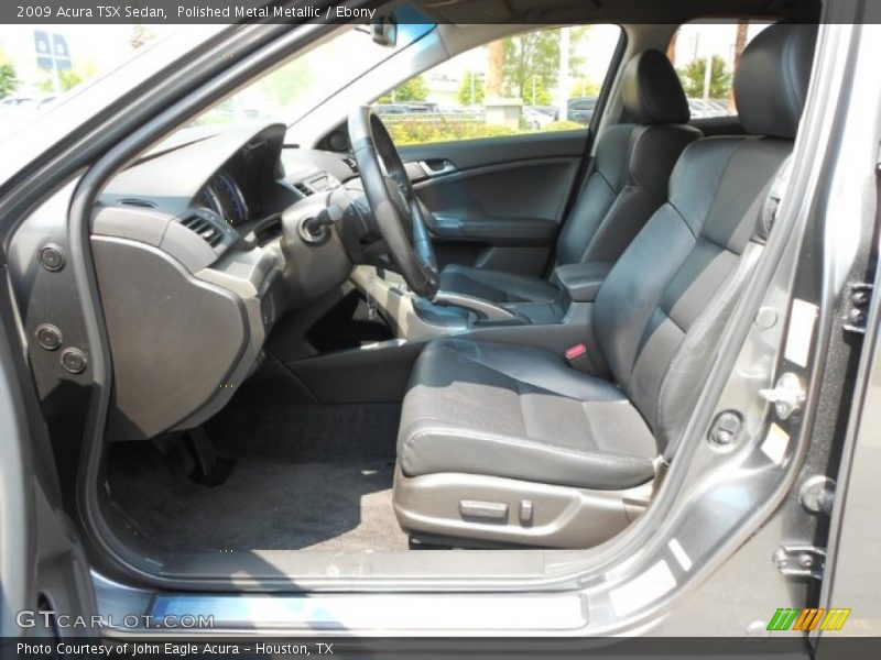Polished Metal Metallic / Ebony 2009 Acura TSX Sedan