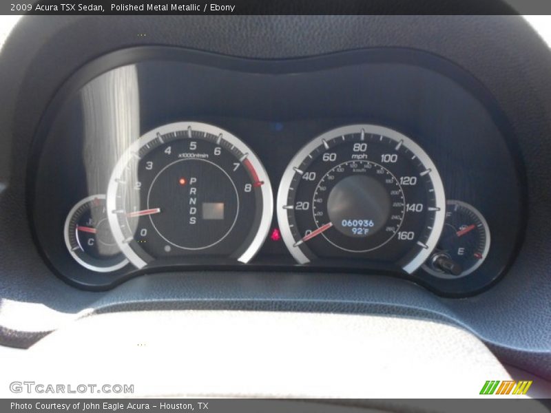 Polished Metal Metallic / Ebony 2009 Acura TSX Sedan