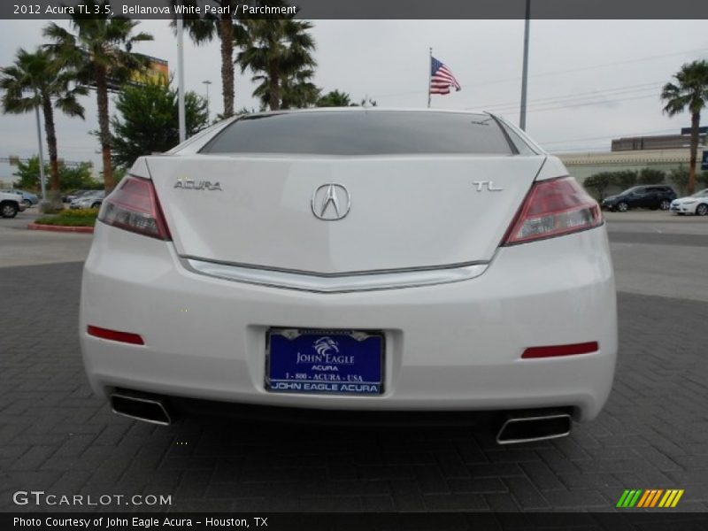 Bellanova White Pearl / Parchment 2012 Acura TL 3.5