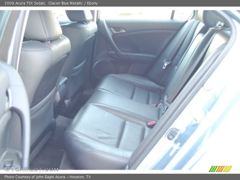 Glacier Blue Metallic / Ebony 2009 Acura TSX Sedan