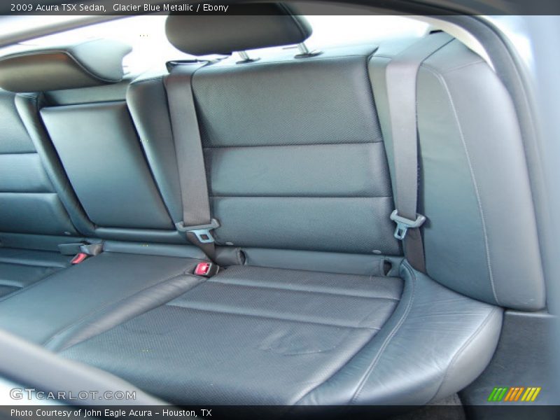 Glacier Blue Metallic / Ebony 2009 Acura TSX Sedan