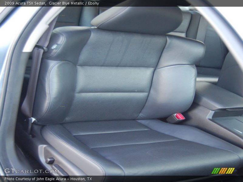 Glacier Blue Metallic / Ebony 2009 Acura TSX Sedan