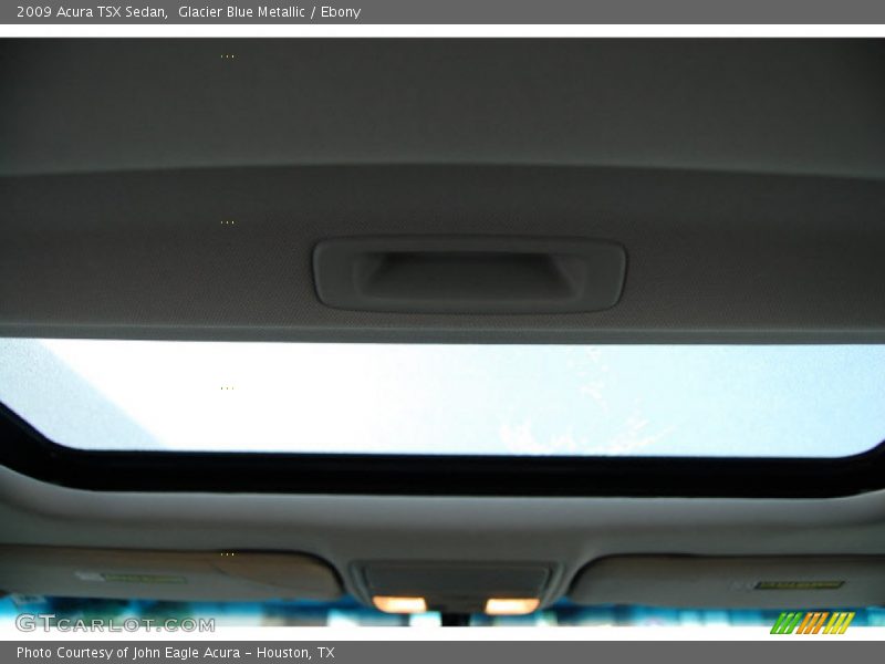 Glacier Blue Metallic / Ebony 2009 Acura TSX Sedan
