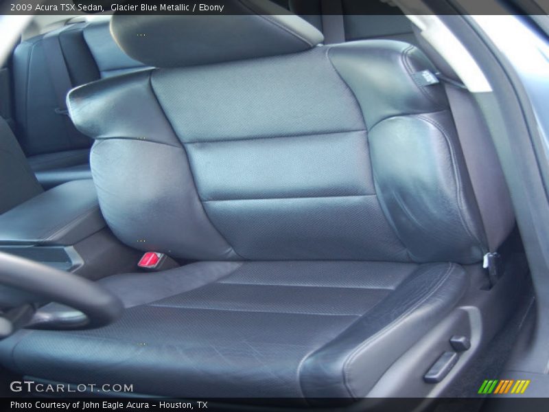 Glacier Blue Metallic / Ebony 2009 Acura TSX Sedan