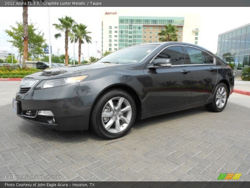 Graphite Luster Metallic / Taupe 2012 Acura TL 3.5