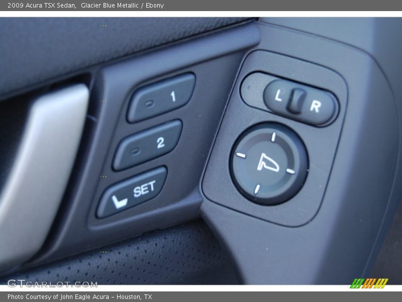 Glacier Blue Metallic / Ebony 2009 Acura TSX Sedan