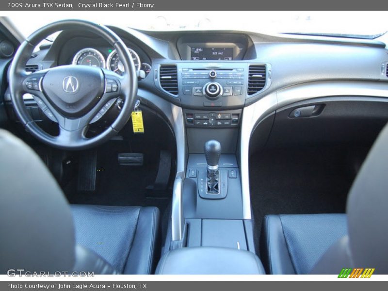 Crystal Black Pearl / Ebony 2009 Acura TSX Sedan