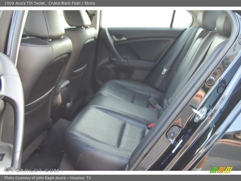 Crystal Black Pearl / Ebony 2009 Acura TSX Sedan