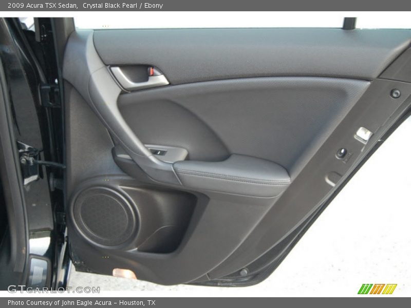 Crystal Black Pearl / Ebony 2009 Acura TSX Sedan