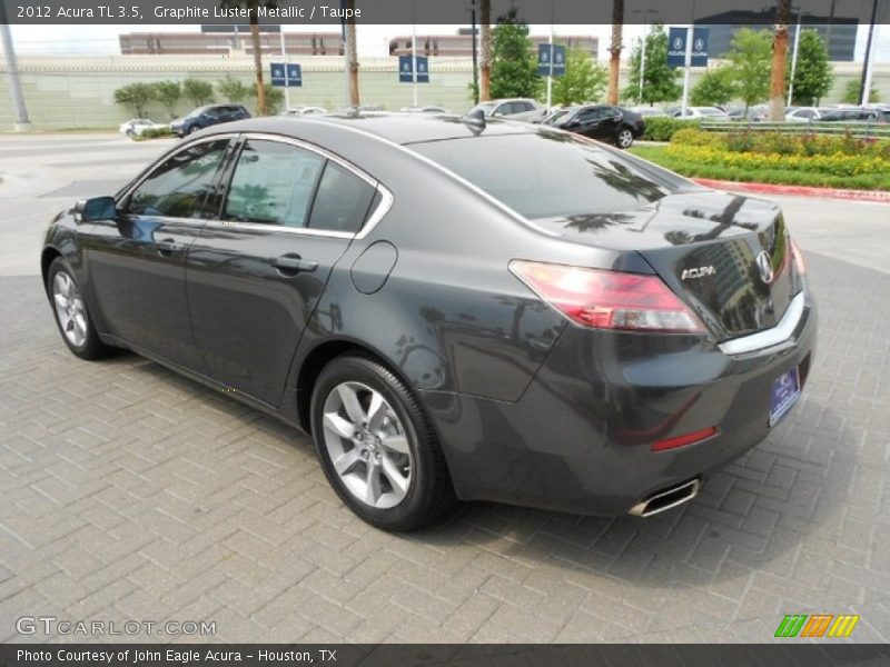 Graphite Luster Metallic / Taupe 2012 Acura TL 3.5