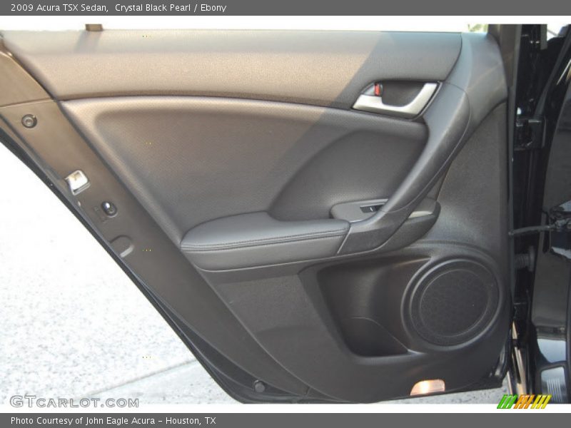 Crystal Black Pearl / Ebony 2009 Acura TSX Sedan