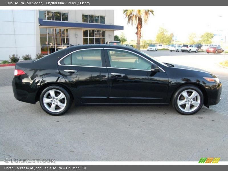 Crystal Black Pearl / Ebony 2009 Acura TSX Sedan