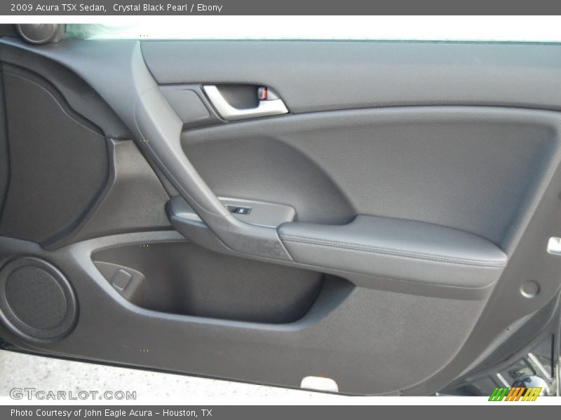 Crystal Black Pearl / Ebony 2009 Acura TSX Sedan