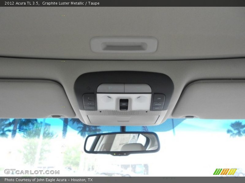 Graphite Luster Metallic / Taupe 2012 Acura TL 3.5