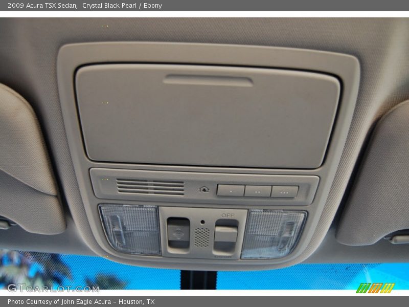 Crystal Black Pearl / Ebony 2009 Acura TSX Sedan