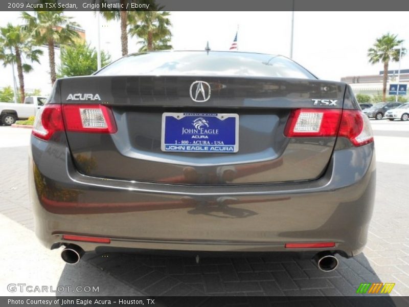 Grigio Metallic / Ebony 2009 Acura TSX Sedan