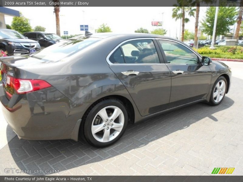 Grigio Metallic / Ebony 2009 Acura TSX Sedan