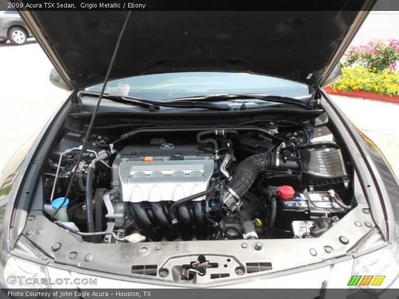 Grigio Metallic / Ebony 2009 Acura TSX Sedan
