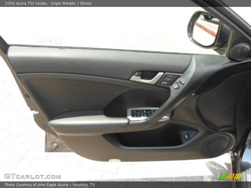 Grigio Metallic / Ebony 2009 Acura TSX Sedan