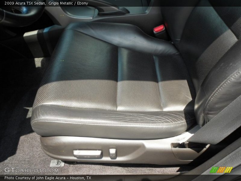 Grigio Metallic / Ebony 2009 Acura TSX Sedan