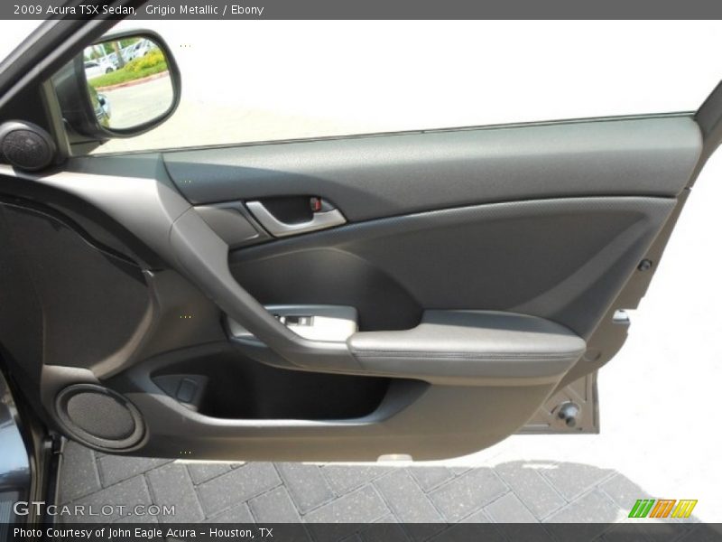 Grigio Metallic / Ebony 2009 Acura TSX Sedan