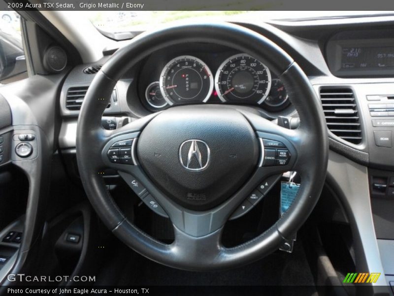 Grigio Metallic / Ebony 2009 Acura TSX Sedan