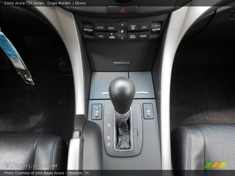 Grigio Metallic / Ebony 2009 Acura TSX Sedan