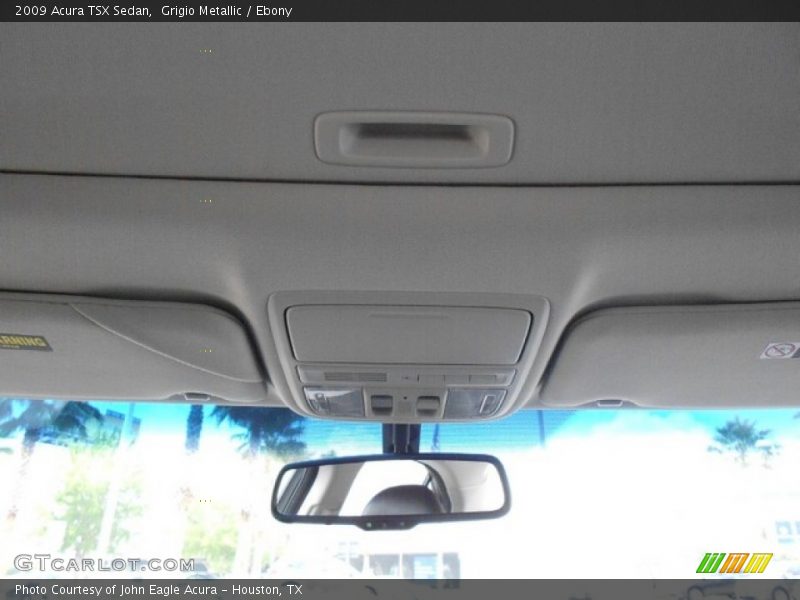 Grigio Metallic / Ebony 2009 Acura TSX Sedan