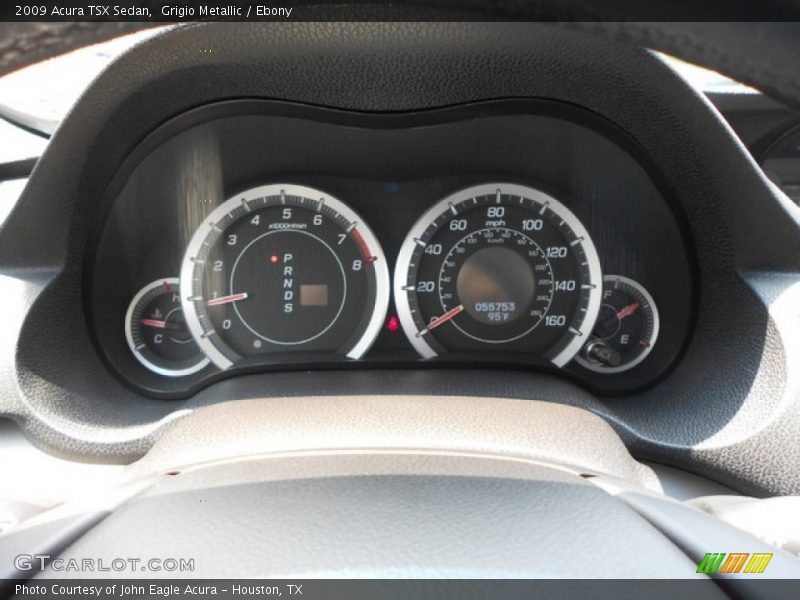 Grigio Metallic / Ebony 2009 Acura TSX Sedan