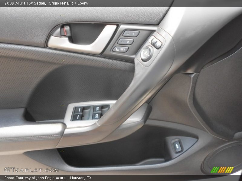 Grigio Metallic / Ebony 2009 Acura TSX Sedan
