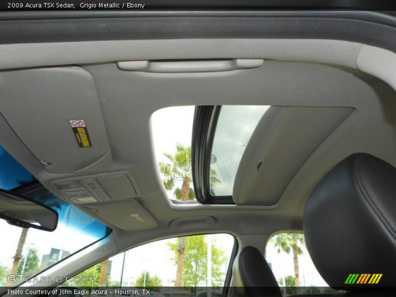 Grigio Metallic / Ebony 2009 Acura TSX Sedan