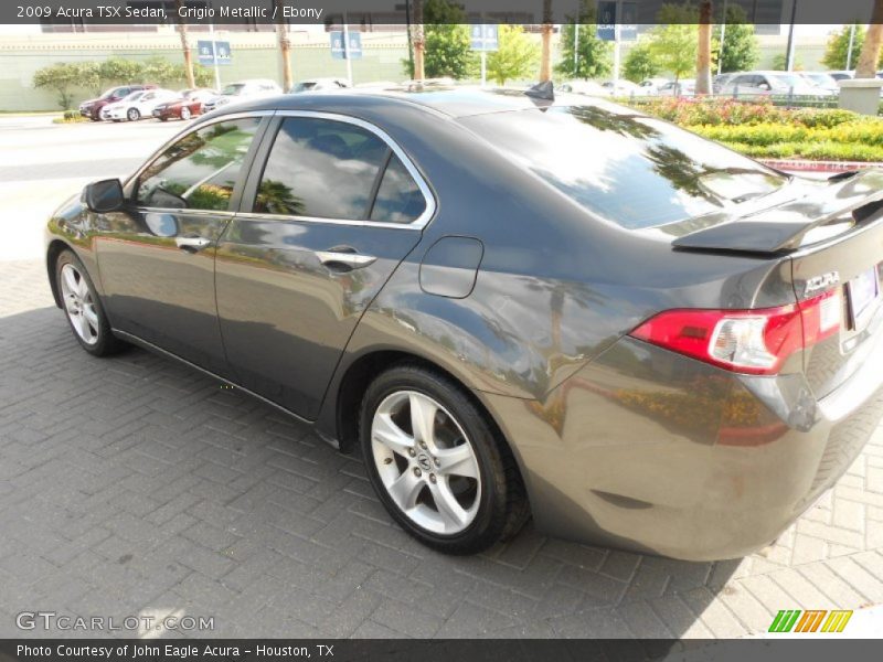 Grigio Metallic / Ebony 2009 Acura TSX Sedan