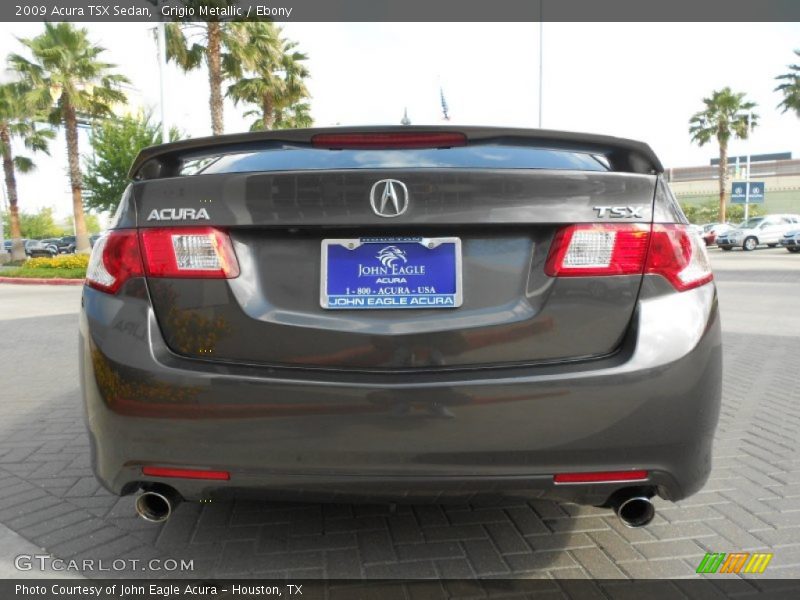 Grigio Metallic / Ebony 2009 Acura TSX Sedan