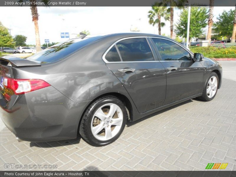 Grigio Metallic / Ebony 2009 Acura TSX Sedan