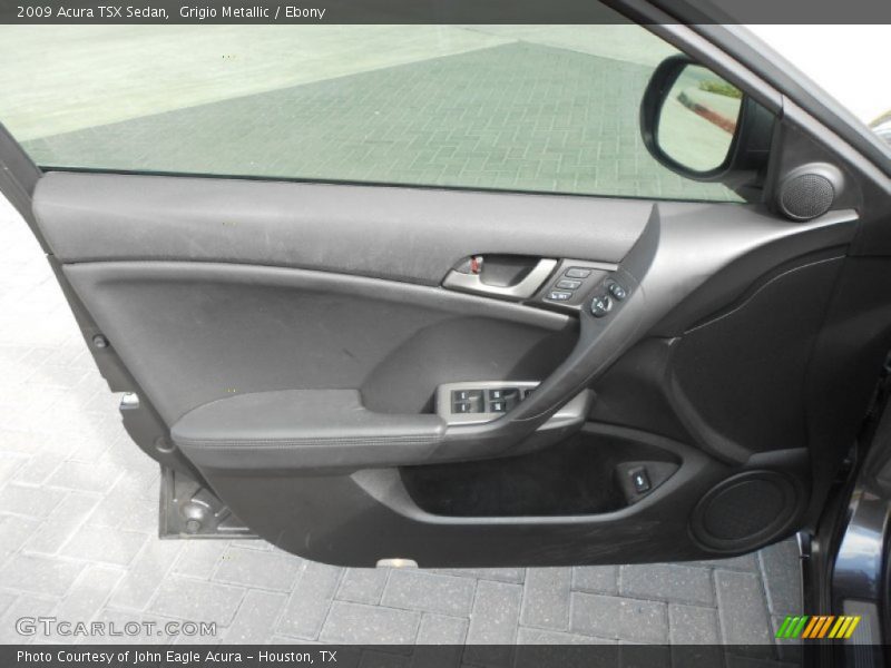 Grigio Metallic / Ebony 2009 Acura TSX Sedan