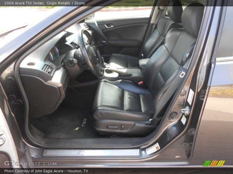 Grigio Metallic / Ebony 2009 Acura TSX Sedan