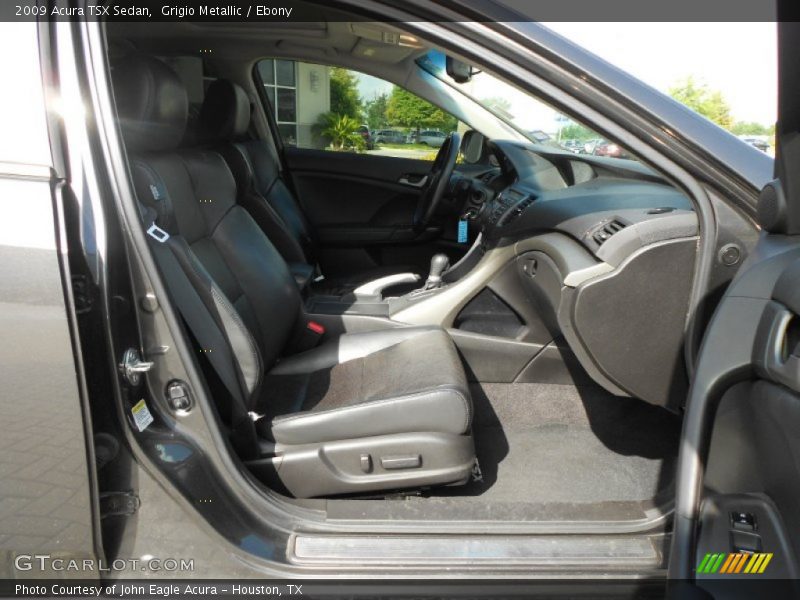 Grigio Metallic / Ebony 2009 Acura TSX Sedan