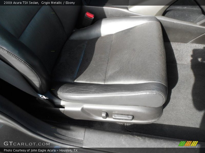 Grigio Metallic / Ebony 2009 Acura TSX Sedan