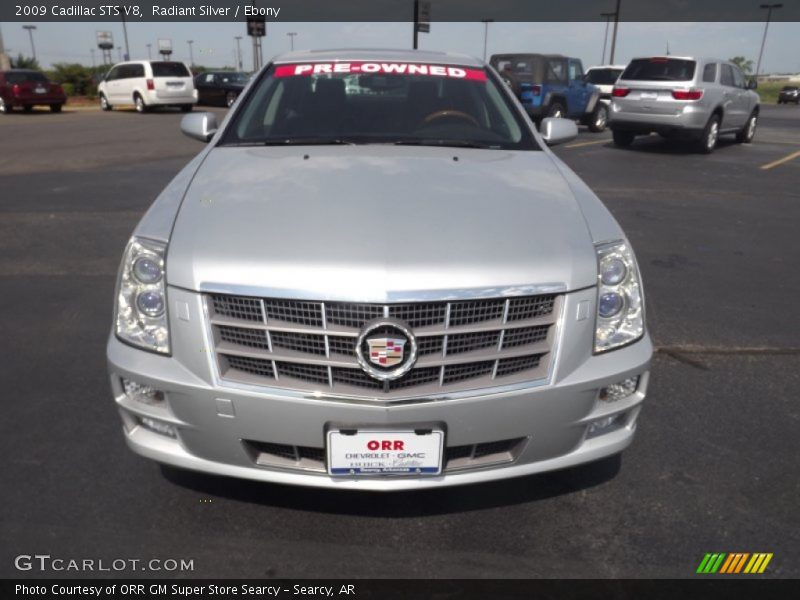 Radiant Silver / Ebony 2009 Cadillac STS V8