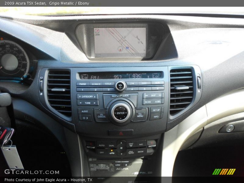 Grigio Metallic / Ebony 2009 Acura TSX Sedan